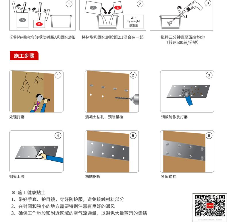 包钢右玉粘钢加固施工过程